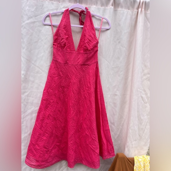 J. Crew Strapless Fuchsia Dress - Picture 4 of 7